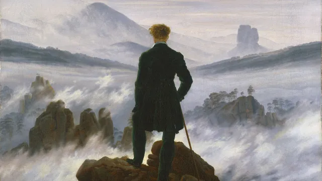 Wanderer ü.d. Nebelmeer: Bild von Caspar David Friedrich (Foto: wikimedia.common) Wanderer ü.d. Nebelmeer: Bild von Caspar David Friedrich (Foto: wikimedia.common)