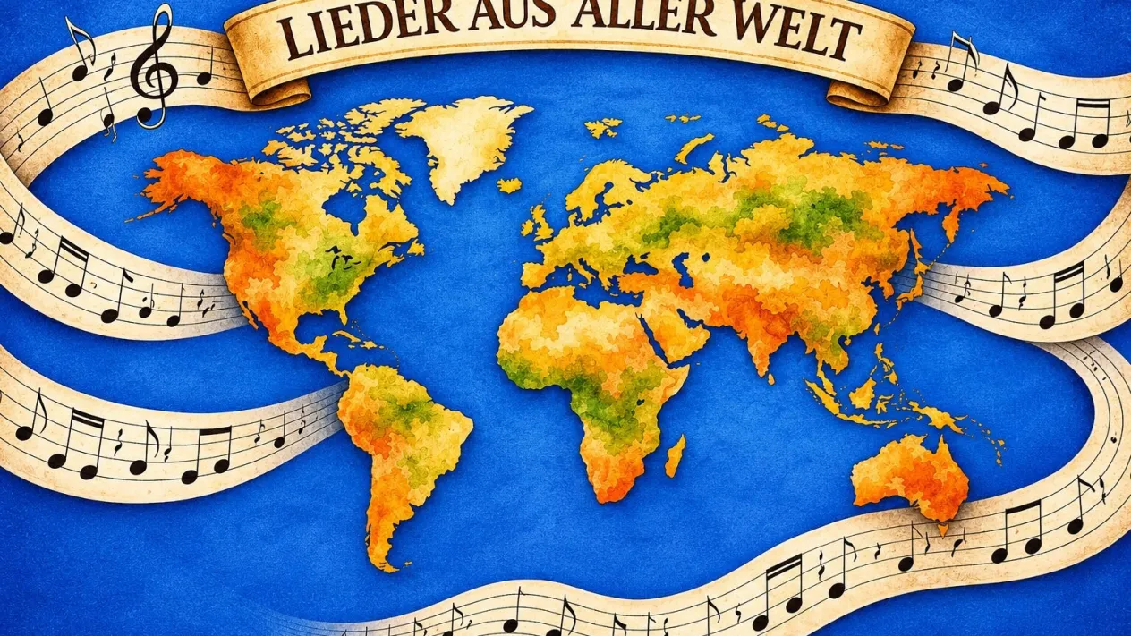 Musik aus aller Welt (Foto: Veronika Haller (KI-generiert)) Musik aus aller Welt (Foto: Veronika Haller (KI-generiert))