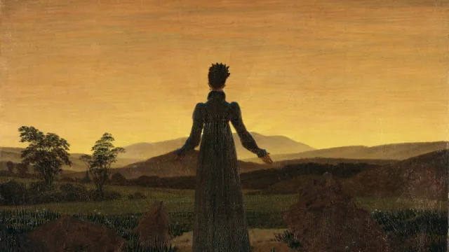 Caspar_David_Friedrich_-_Frau_vor_untergehender_So (Foto: Foto: Barbara Faiglé) Caspar_David_Friedrich_-_Frau_vor_untergehender_So (Foto: Foto: Barbara Faiglé)