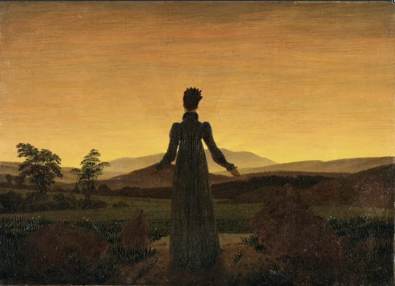 Caspar_David_Friedrich_-_Frau_vor_untergehender_So (Foto: Foto: Barbara Faiglé) Caspar_David_Friedrich_-_Frau_vor_untergehender_So (Foto: Foto: Barbara Faiglé)