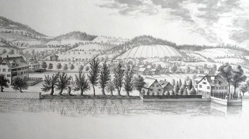 Seeweid_Hofmann (Foto: Kupferdruck von Johann Jakob Hofmann (1730-1772), herausgegeben von Johannes Hofmeister) Seeweid_Hofmann (Foto: Kupferdruck von Johann Jakob Hofmann (1730-1772), herausgegeben von Johannes Hofmeister)